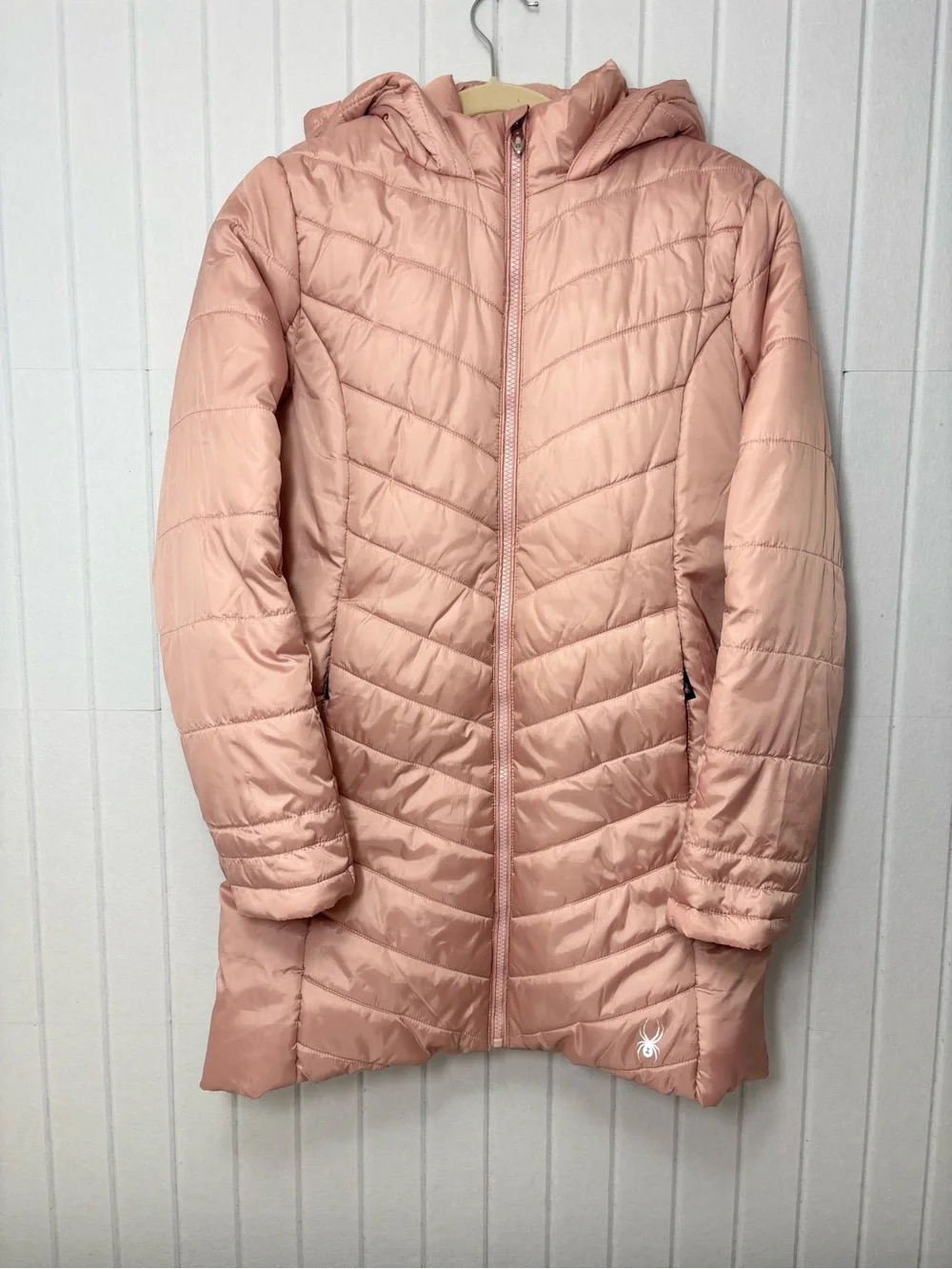 Spyder Rose Pink Quilted‎ Fleece-Lined Jacket / Coat Size XL
